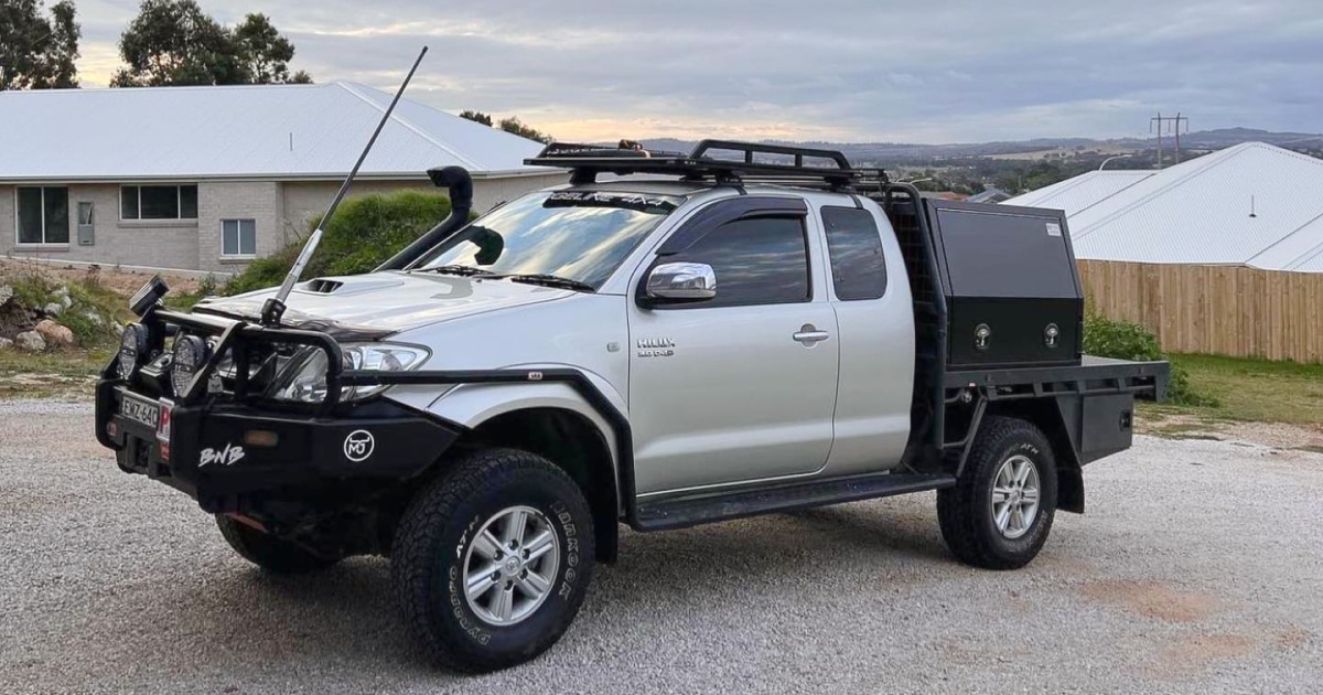 Toyota Hilux with canopy from Ozy Toolbox Center