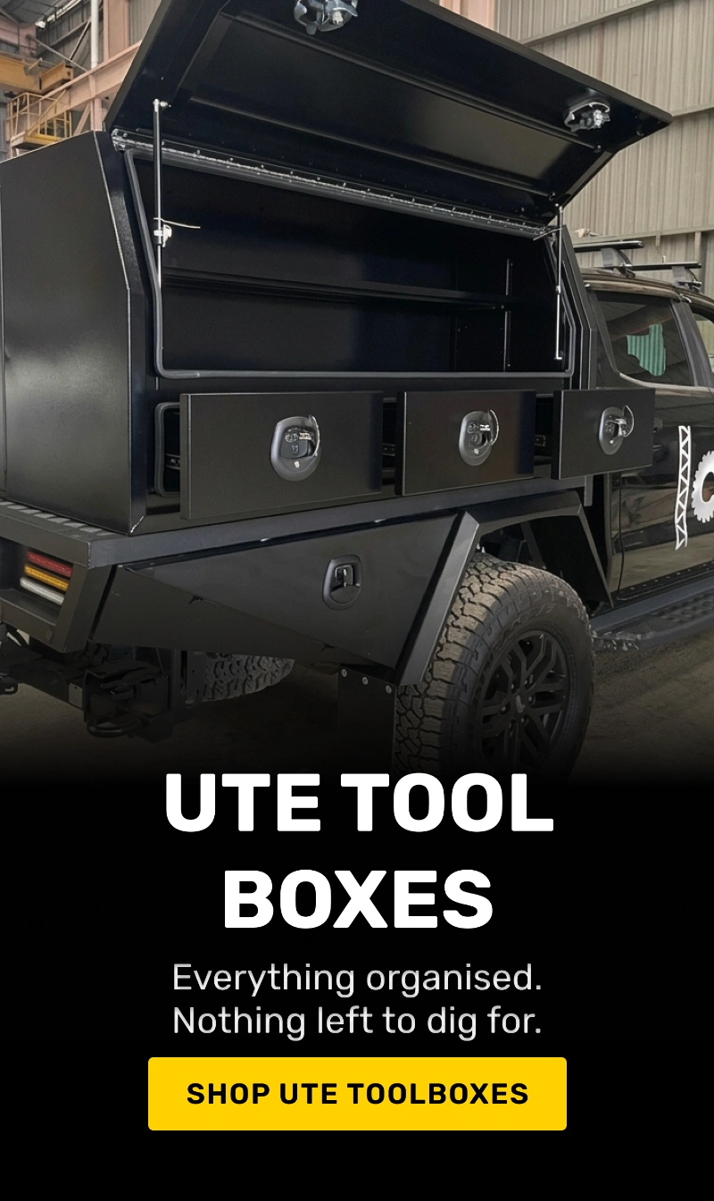 UTE Toolboxes Banner Mobile