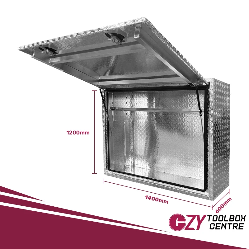 Truck Box 1400mm x 600mm x 1200m Checker Plate OTC-1461
