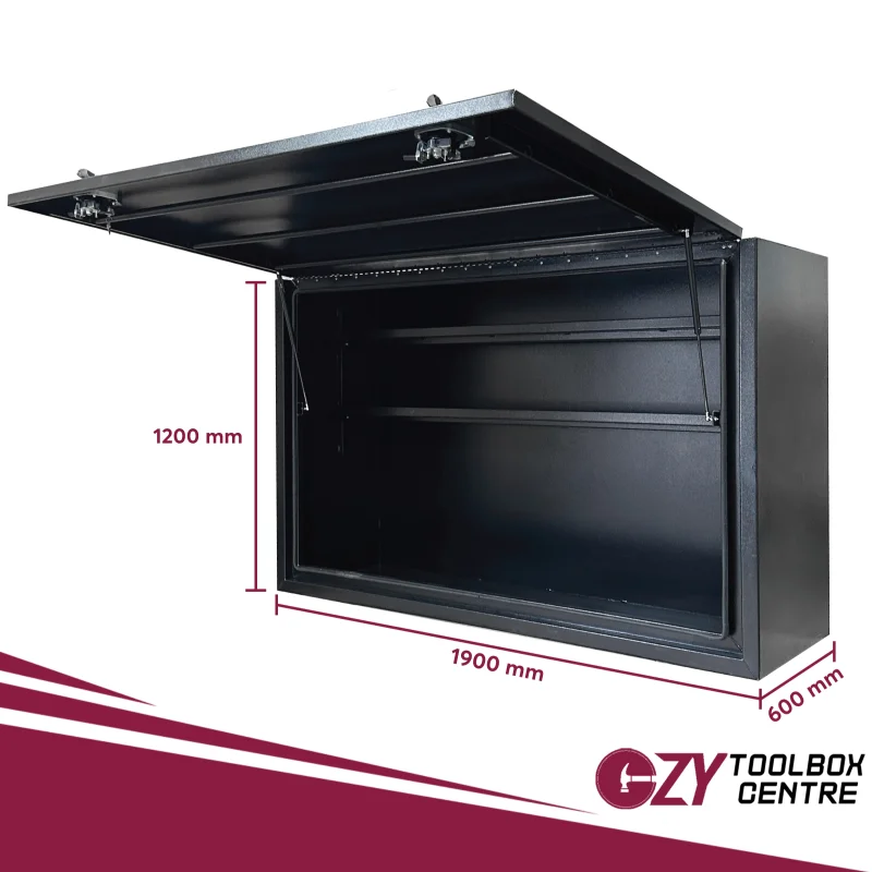 Truck Box 1900mm x 600mm x 1200m Black OTC-1961FP-B