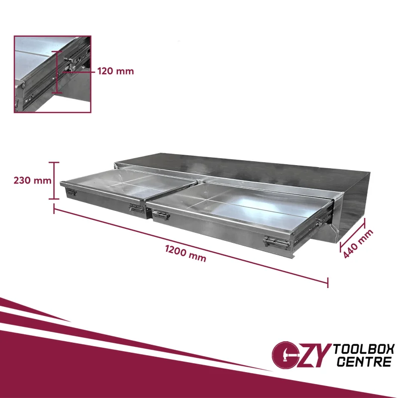 Drawers 1200mm x 440mm x 230mm OZY-1200D