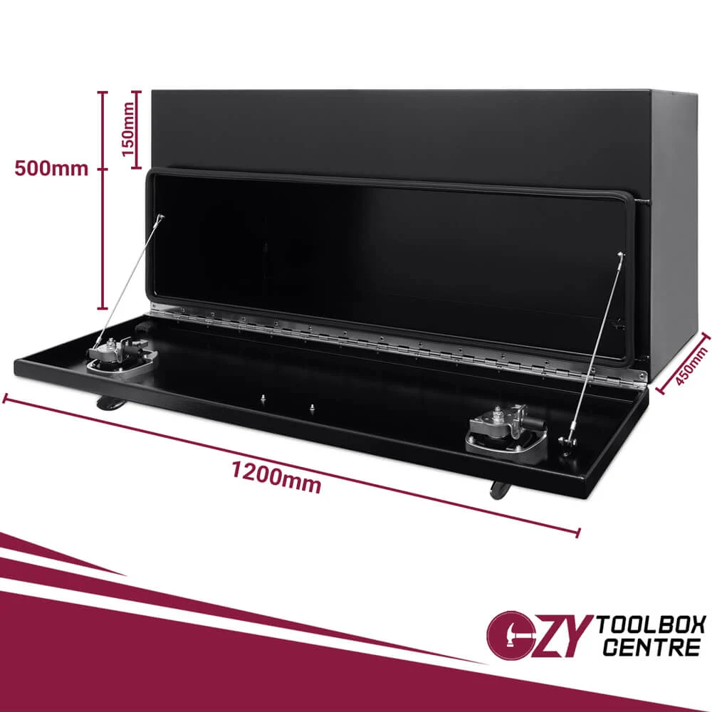 Undertray 1200mm x 450mm x 500mm OZY-1245UFP-B Black