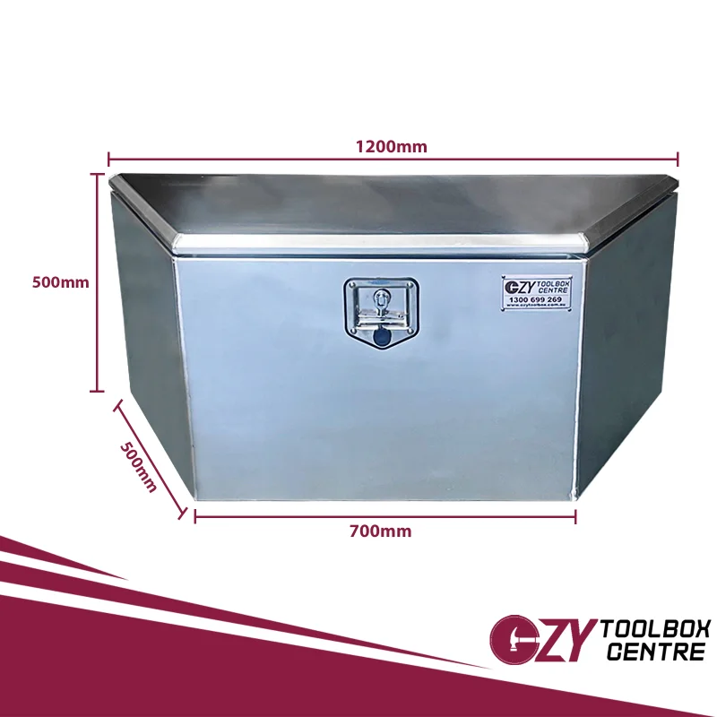 Top Lid 1200mm x 500mm x 500mm  Drawbar Toolbox  OZY-1255D