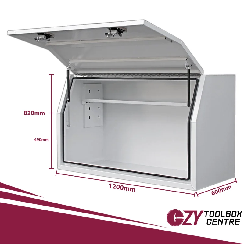 Full Lid 1200mm x 600mm x 820mm White OZY-1268FDW 