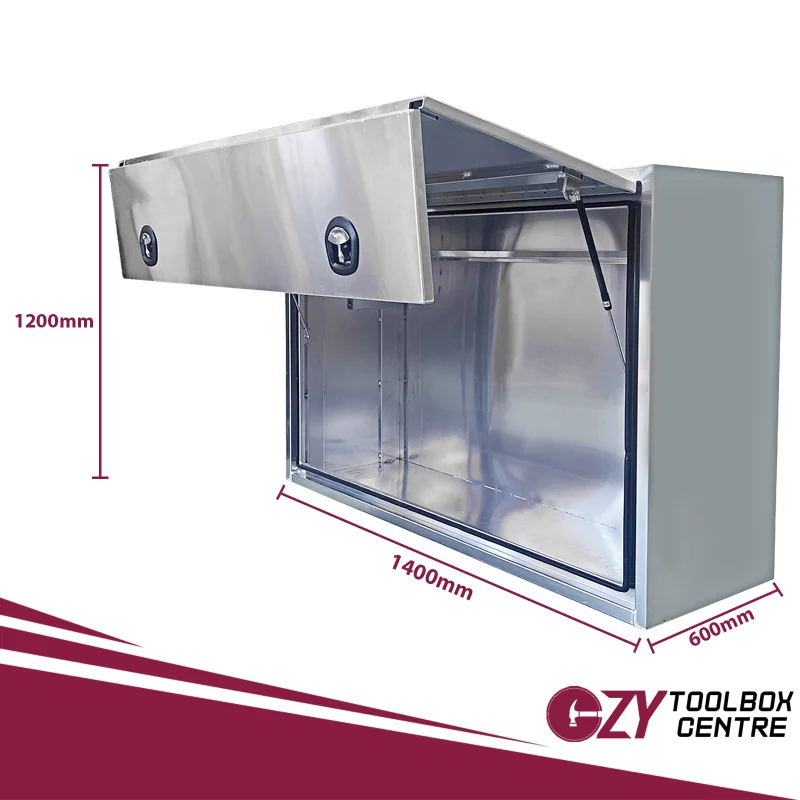 Truck Box Bi-Fold Door 1400mm x 600mm x 1200m Flat Plate OZY-1461FP 