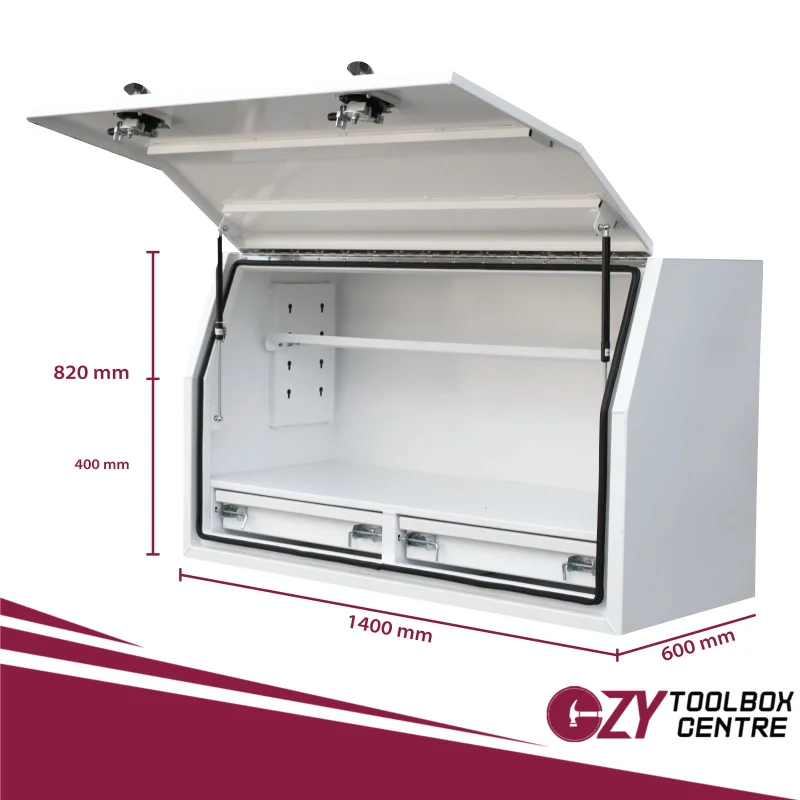 Built-in Drawers 1400mm x 600mm x 820mm OZY-1468FD-2W White