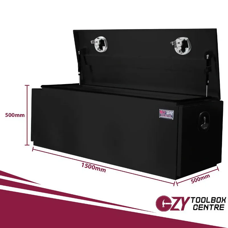 Top Lid 1500mm x 500mm x 500mm Black  OZY-1555FPB