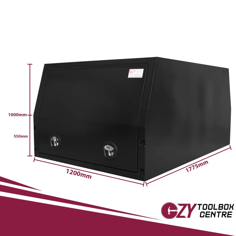 Canopy Jack Off 1775mm x 1200mm x 1000mm Black OZY-1721CFB -