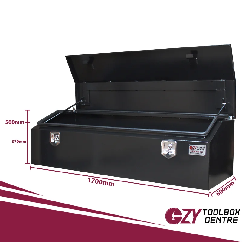 Chest Top Lid 1700mm x 600mm x 500mm Black  OZY-1765B