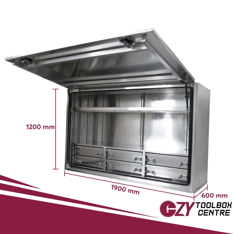 Truck Box 1900mm x 600mm x 1200m  Flat Plate OZY-1961FP-6D