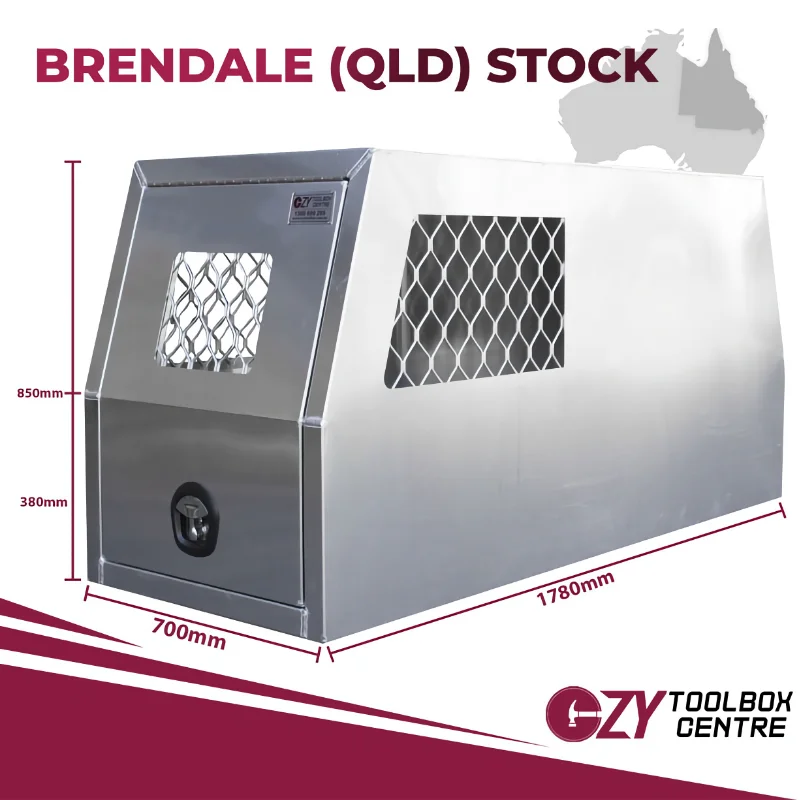 Dog Cage And Toolbox 1780mm x 700mm x 850mm OZY-HDB-Q - QLD Warehouse