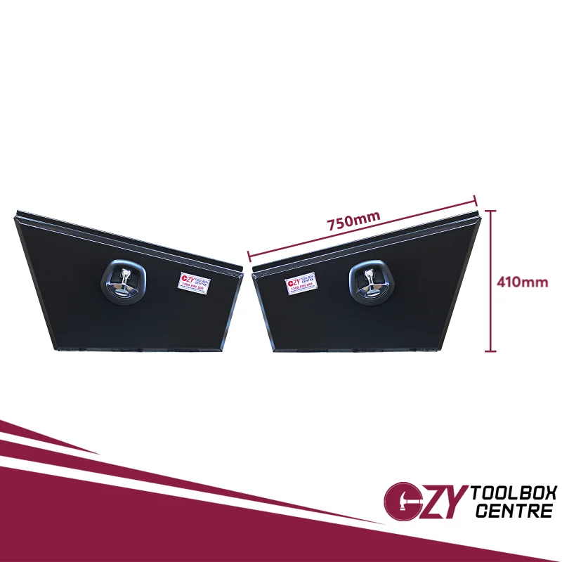 Under Tray Toolbox 750mm x 180mm - 230mm x 410mm x 280mm Black OZY-UBF750B