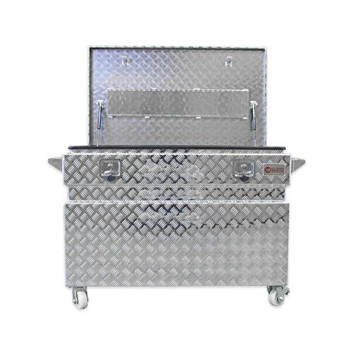 Job Site Toolbox Aluminium Lockable 1200 x 700 x 750 OTC-1277J
