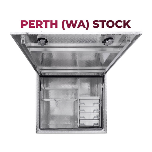 Truck Box 1400mm x 600mm x 1200m  Checker Plate OTC-1461CP-4D-P Perth Warehouse