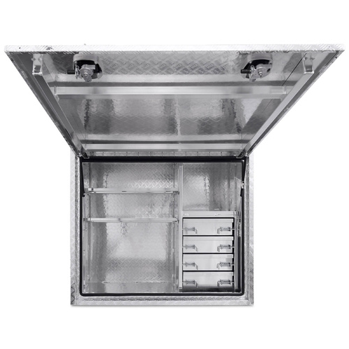 Truck Box 1400mm x 600mm x 1200m OTC-1461CP-4D Checker Plate