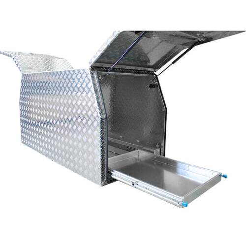Aluminium Gullwing Canopy Trailer Caravan Toolbox With Fridge Slide OTC-1678