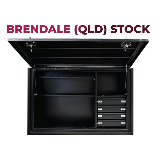 Truck Box 1900mm x 600mm x 1200m OTC-1961-4D-B-Q Black  - QLD Warehouse