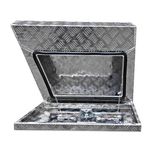 Under Tray Toolbox 600mm x 230mm x 400mm Checker Plate OTC-624C