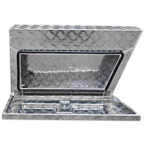 Under Tray Toolbox 750mm x 230mm x 400mm Checker Plate OTC-724C