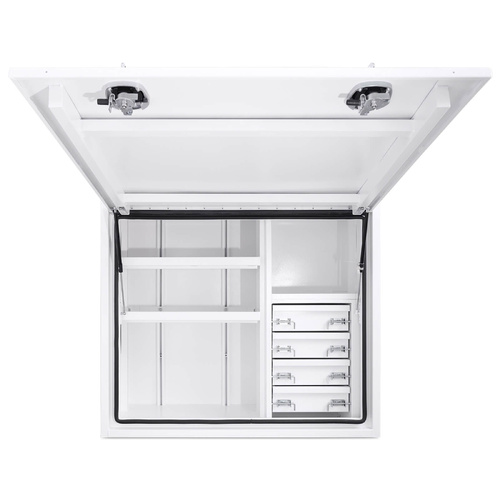Truck Box 1400mm x 600mm x 1200m Pro-Series OZY-1461FP-4D-W White