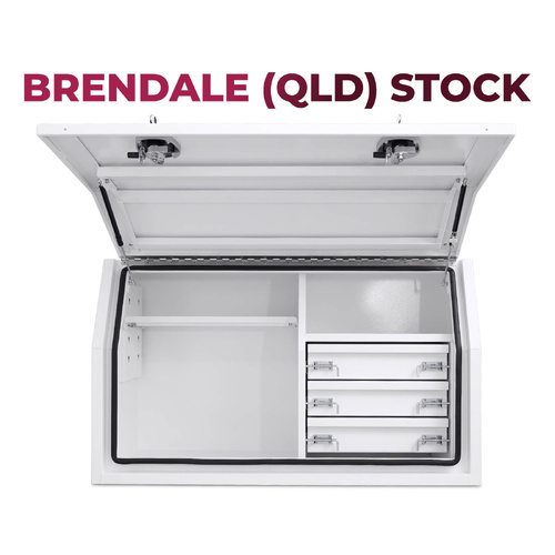 Built-in Drawers 1400mm x 600mm x 820mm White OZY-1468FD-3W-Q QLD Warehouse