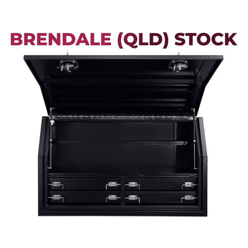 Built-in Drawers 1400mm x 600mm x 820mm OZY-1468FD-4B-Q Black - QLD Warehouse