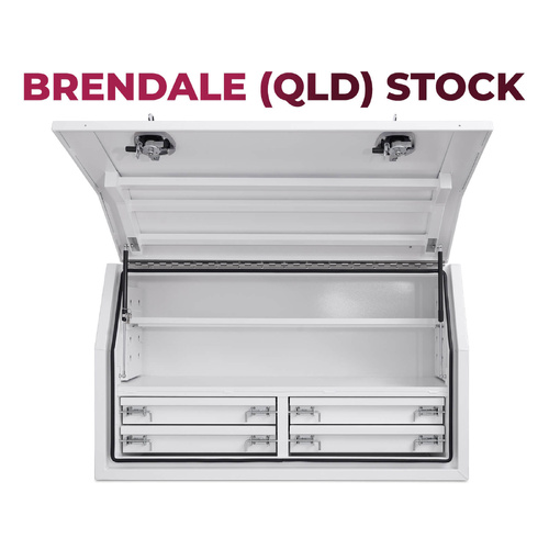 Built-in Drawers 1400mm x 600mm x 820mm White OZY-1468FD-4W-Q QLD Warehouse