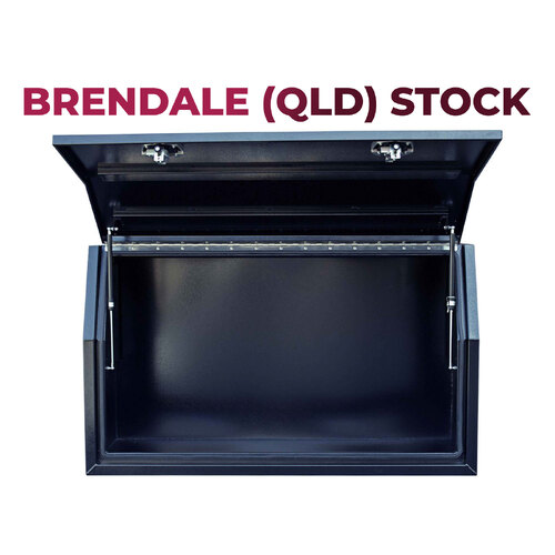 Full Lid 1400mm x 600mm x 820mm OZY-1468FDB-Q Black - QLD Warehouse