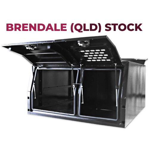 Canopy Jack Off - 1/4 Dog Box 1780mm x 1600mm x 850mm Black OZY-1716DB-B