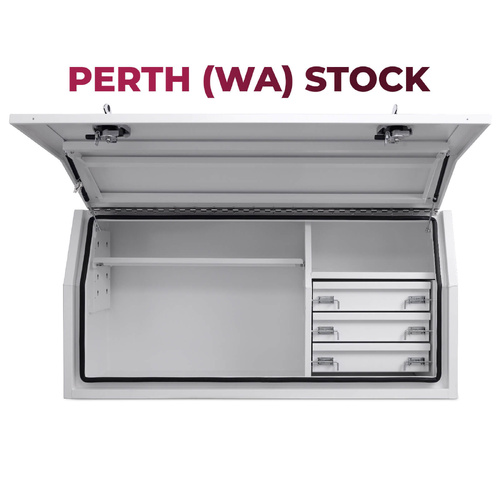 Built-in Drawers 1700mm x 600mm x 820mm White OZY-1768FD-3W-P Perth Warehouse