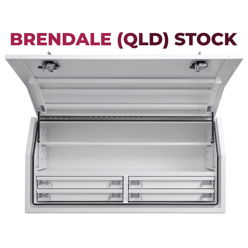 Built-in Drawers 1700mm x 600mm x 820mm White OZY-1768FD-4W-Q QLD Warehouse