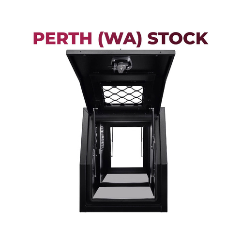 Dog Cage 1780mm x 700mm x 850mm Black - OZY-DBBLK-P Perth Warehouse