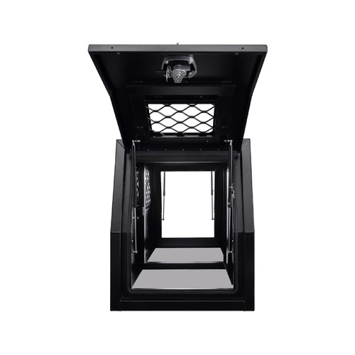 Aluminium Dog Cage - Black
