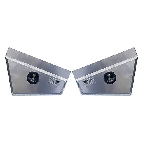 Set of Under Tray Ute Tool Boxes - Flat Plate