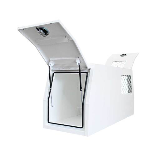 Dog Cage And Toolbox 1780mm x 700mm x 850mm White OZY-HDBW 