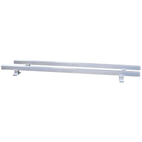 Aluminium Toolbox Roof Rack Flat White - OZY-LRFW