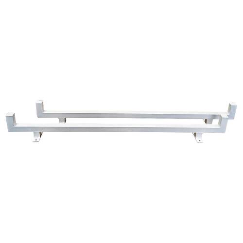 Aluminium Toolbox Roof Rack White OZY-LRW