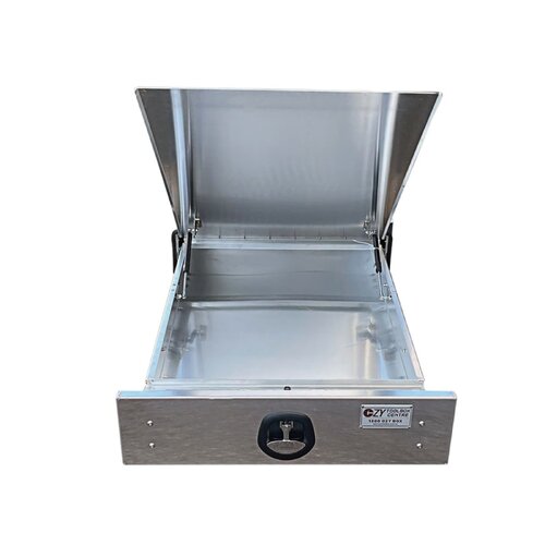 Trundle Drawer - 1400mm x 800mm x 200mm Aluminium OZY-TD1400