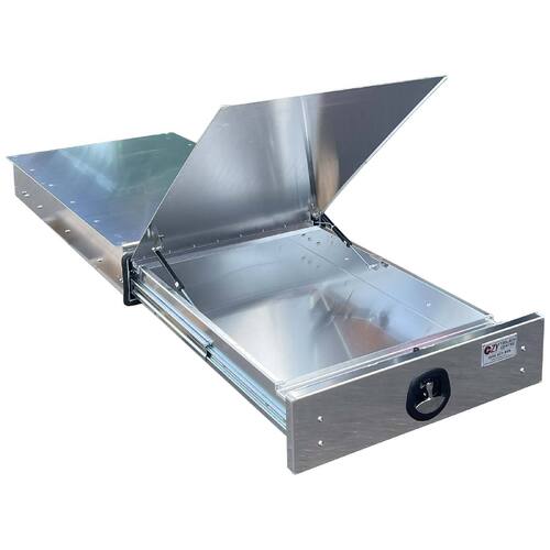 Trundle Drawer - 1700mm x 800mm x 200mm Aluminium OZY-TD1700