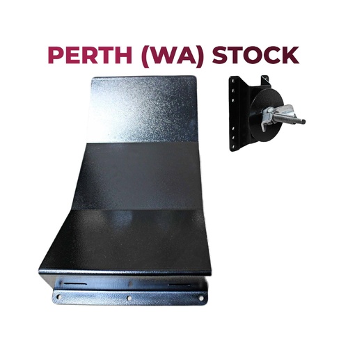 Spare Wheel Holder With Floor Mount Black OZY-TMB-P Black Perth Warehouse