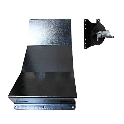 Spare Wheel Holder With Floor Mount Black OZY-TMB Black