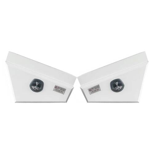 Under Tray Toolbox 750mm x 210mm - 260mm x 450mm White OZY-UB750W