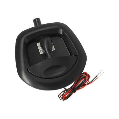 12V Electric Central Locking Whale Tail Pad Lockable Compression Lock STUD Mount Black - OZY-WTLOCKALLB