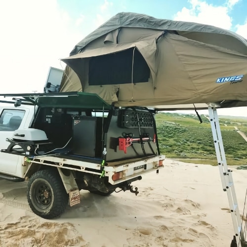UTE Canopy Sleeping Setup: How to Convert the Toolbox Canopy